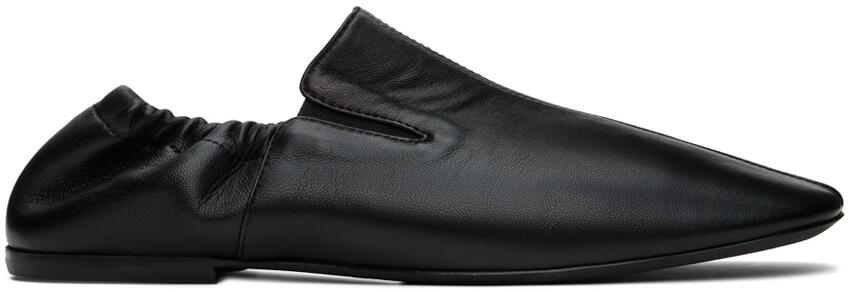 Dries Van Noten Black Leather Loafers Cover