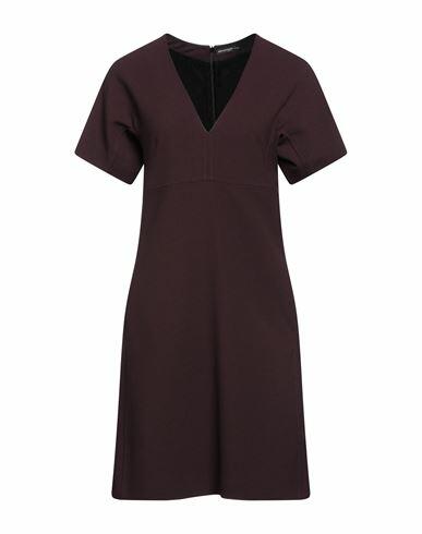 Department 5 Woman Mini dress Deep purple Polyester, Viscose, Elastane Cover