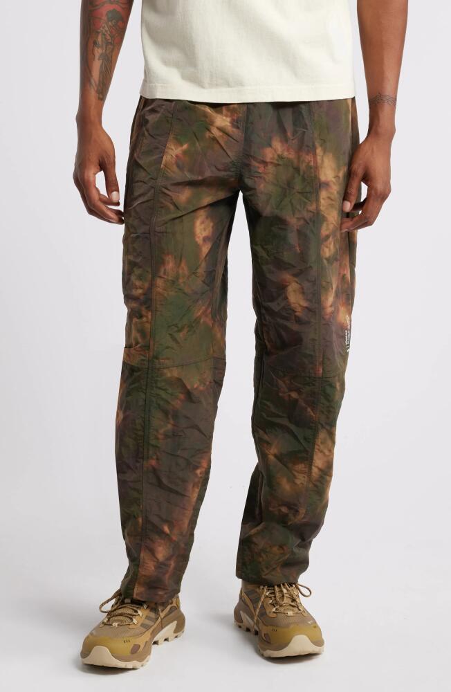 Afield Out Abstract Camo Nylon Pull-On Pants in Green Camo Multi Cover