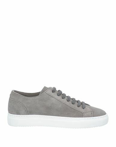 Doucal's Man Sneakers Grey Leather Cover