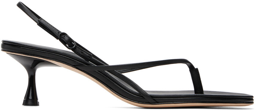 Studio Amelia Black Wishbone 50 Heeled Sandals Cover