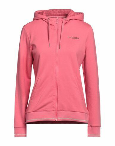 Freddy Woman Sweatshirt Coral Cotton, Elastane Cover