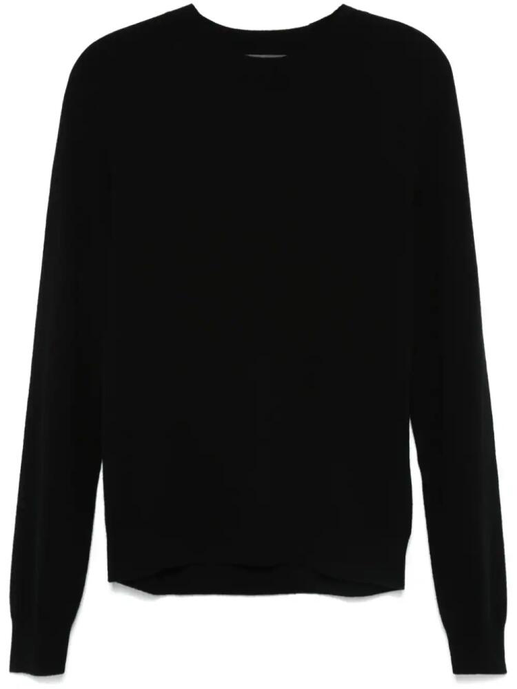 Eric Bompard round-neck hammer-sleeve sweater - Black Cover