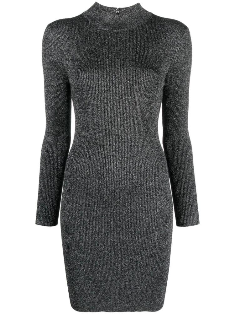 Michael Michael Kors ribbed-knit lurex dress - Black Cover