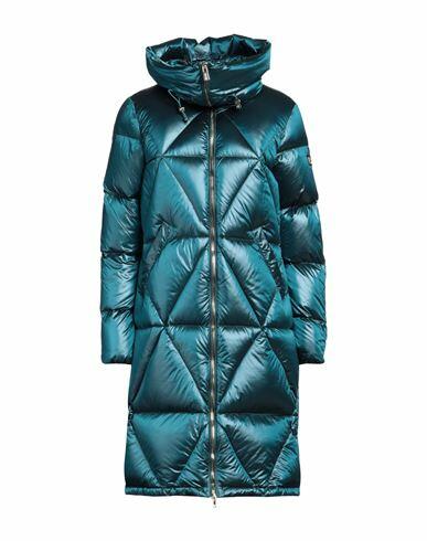 Yes Zee By Essenza Woman Puffer Deep jade Polyamide Cover