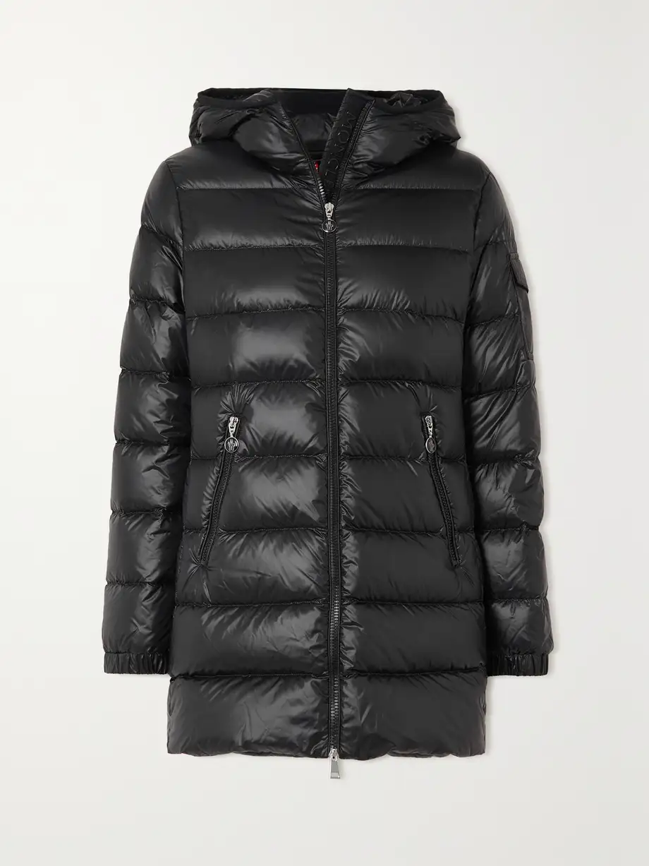 Moncler - Glements Hooded Quilted Shell Down Jacket - Black Cover