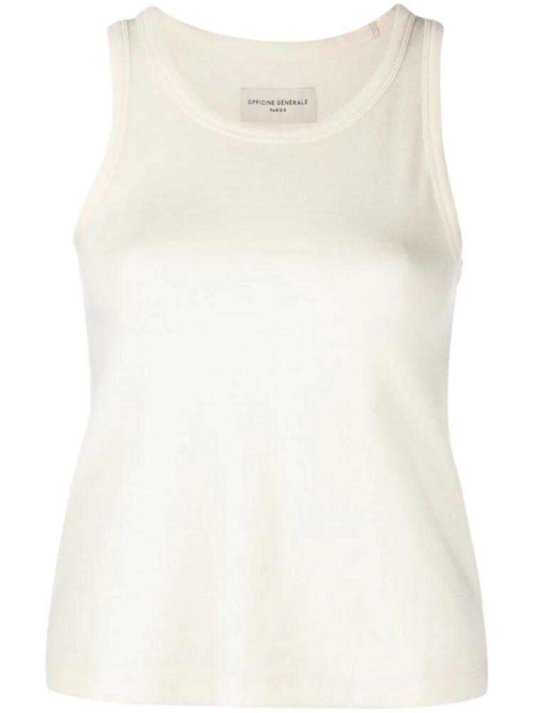 Officine Generale sleeveless knitted top - Neutrals Cover