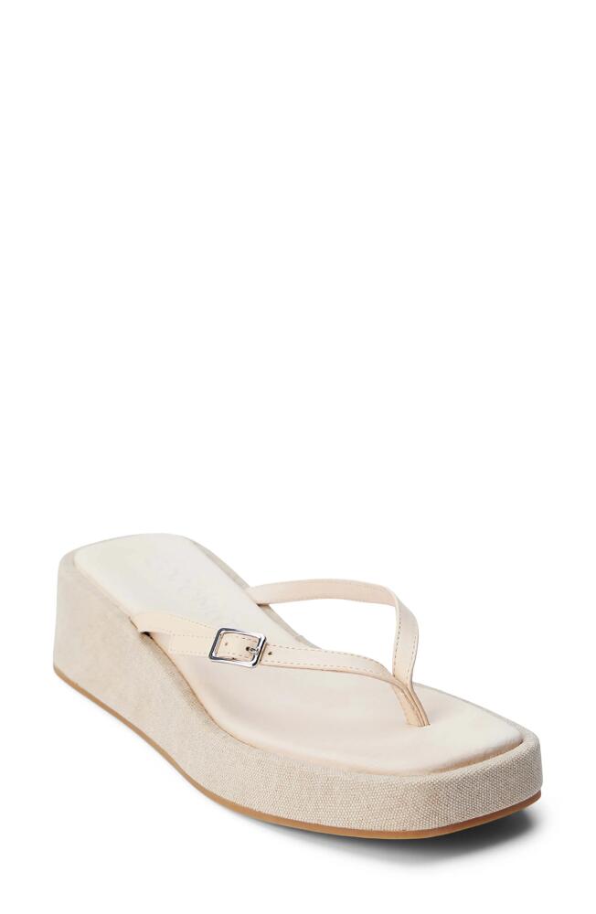 Coconuts by Matisse Owen Platform Flip Flop in Natural Cover