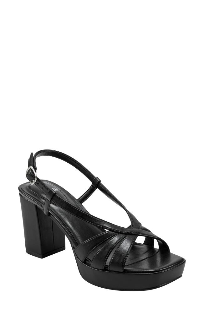 Bandolino Brie Platform Sandal in Black Cover