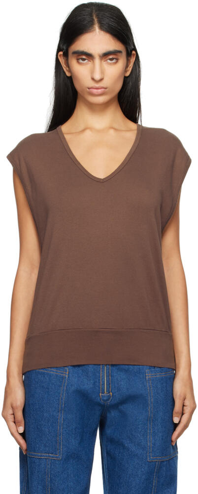 Gil Rodriguez Brown Billie Oversized Tank Top Cover