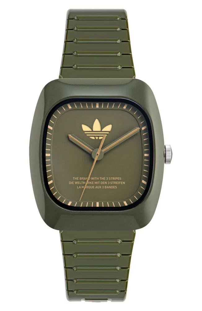 adidas AO Bracelet Watch in Green Cover