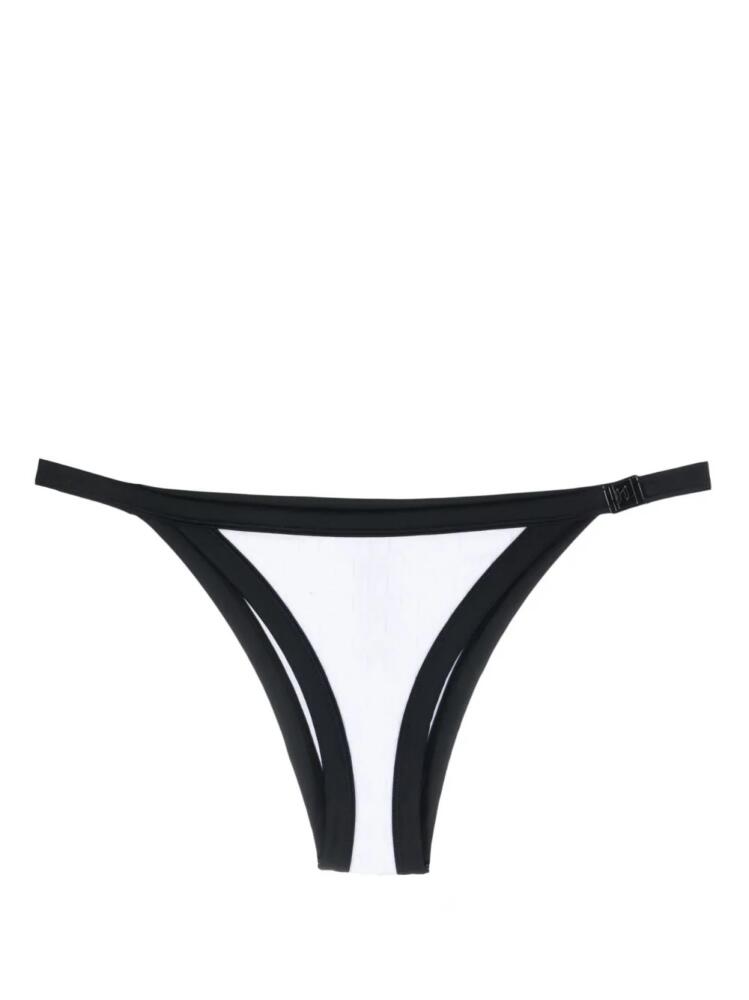 Karl Lagerfeld Kl monogram bikini bottoms - White Cover