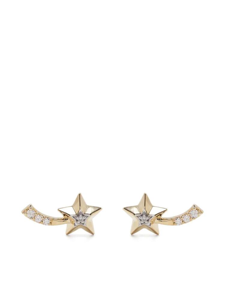 Adina Reyter 14kt yellow gold Shooting Star stud earring Cover