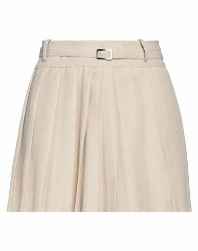 Haveone Woman Mini skirt Cream Polyester Cover