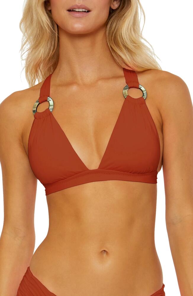 Soluna Ring Bikini Top in Copper Cover