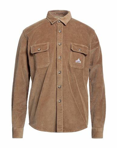 Holubar Man Shirt Camel Cotton, Elastane Cover