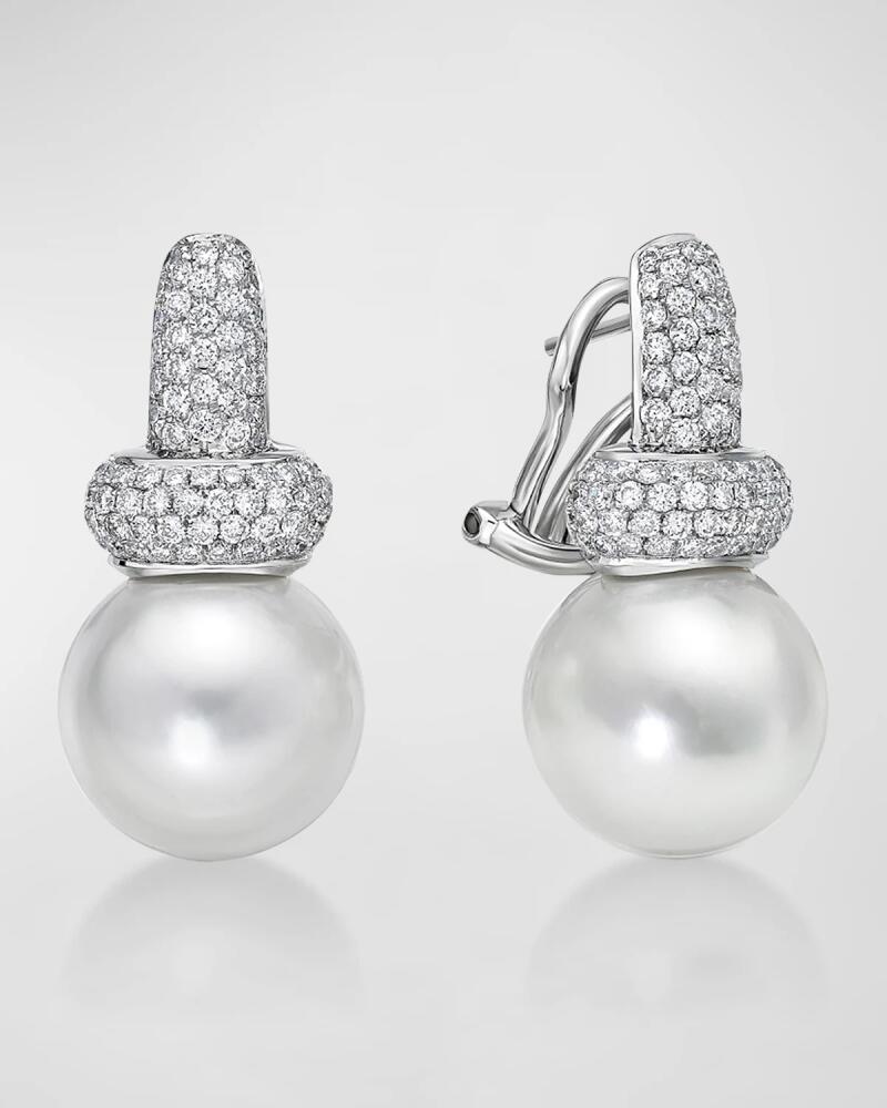 Belpearl Avenue Diamond & South Sea Pearl Earrings Cover