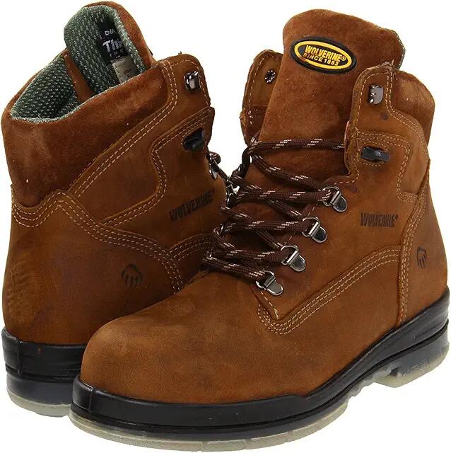 Wolverine 6 DuraShocks(r) Insulated WP Boot (Stone) Men's Work Boots Cover