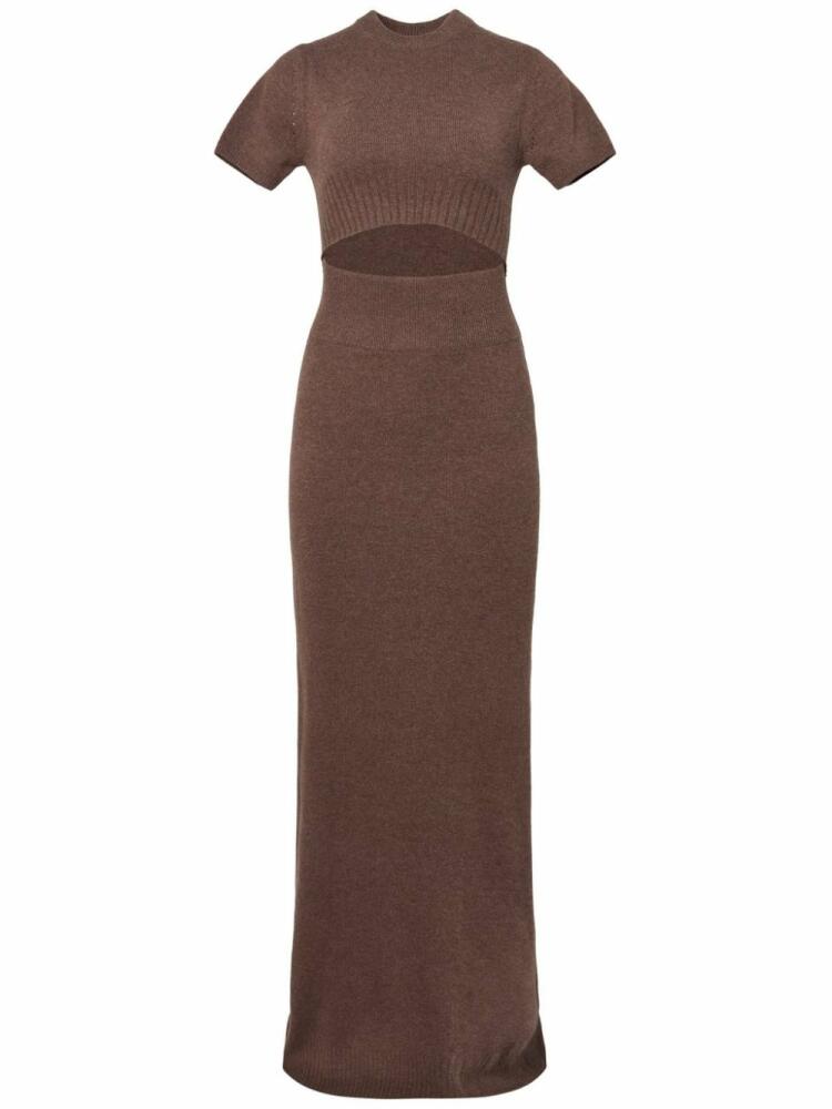 Altuzarra Mima cashmere maxi dress - Brown Cover