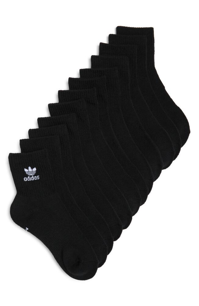 adidas Originals Trefoil 6-Pack Ankle Socks in Black Cover