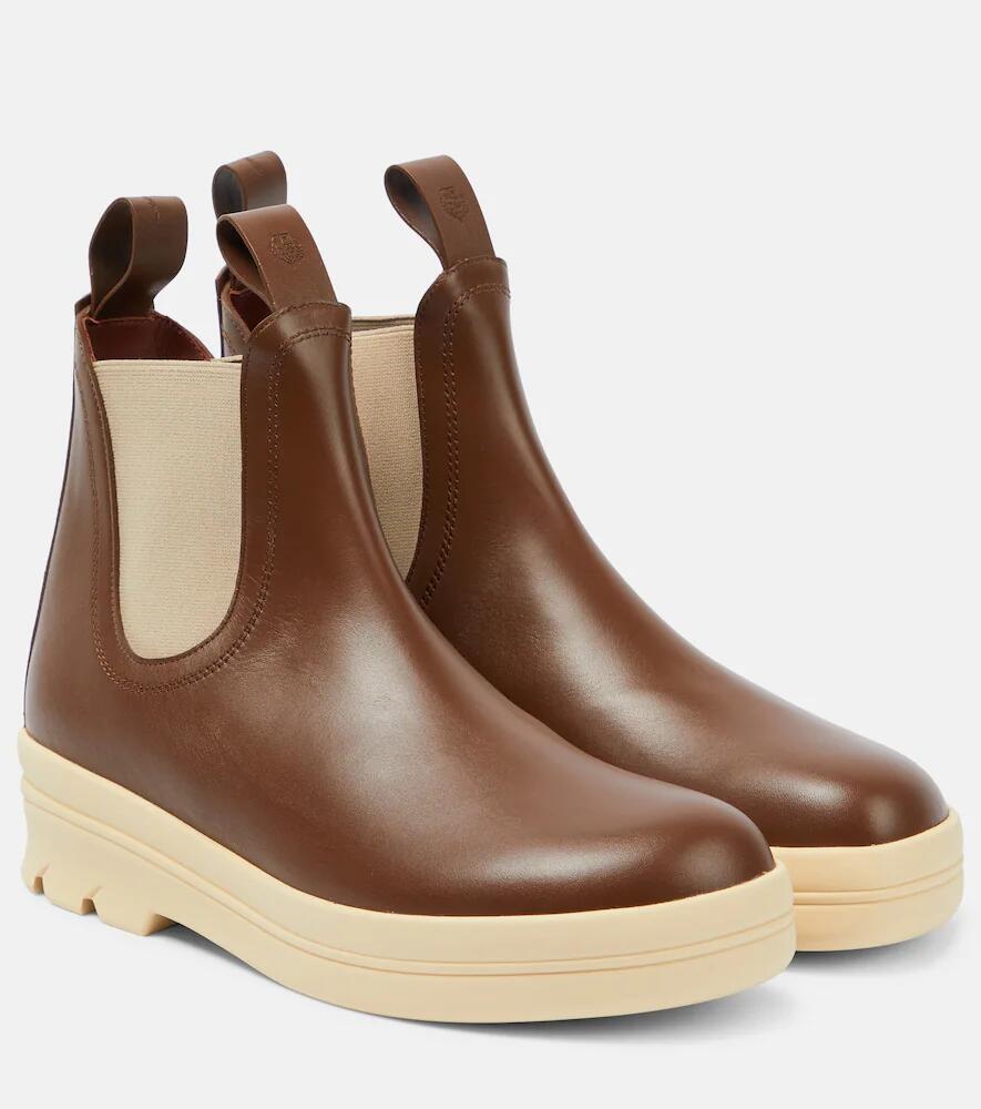 Loro Piana Lakeside leather Chelsea boots Cover