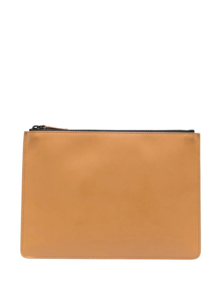 Common Projects logo-stamp leather wallet - Neutrals Cover