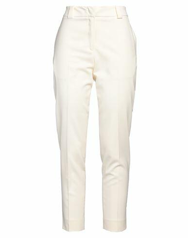 Trussardi Woman Pants Ivory Virgin Wool, Elastane Cover