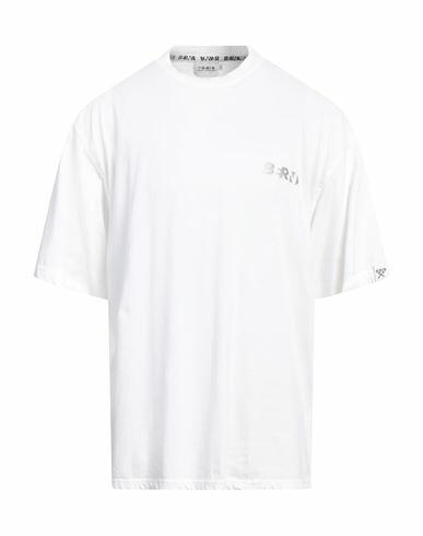 Berna Man T-shirt White Cotton Cover