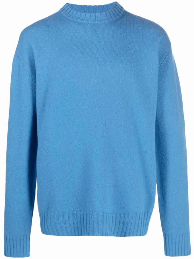 Jil Sander crew-neck wool jumper - Blue Cover