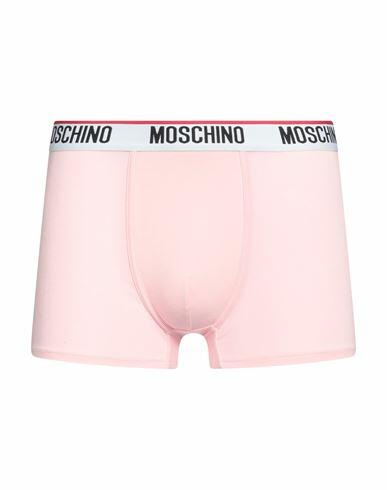 Moschino Man Boxer Pink Cotton, Elastane Cover