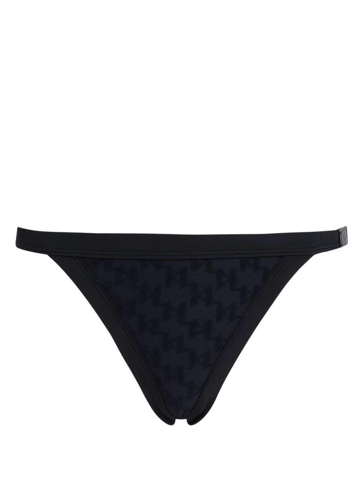 Karl Lagerfeld KL monogram bikini bottoms - Black Cover