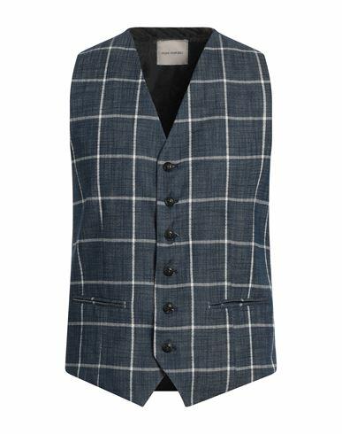 Primo Emporio Man Tailored Vest Navy blue Viscose, Polyester, Elastane Cover