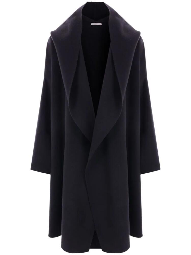 Dusan cashmere hooded coat - Blue Cover