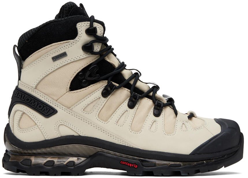 Salomon Beige & Black Quest Advanced Boots Cover