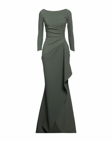 Chiara Boni La Petite Robe Woman Maxi dress Military green Polyamide, Elastane Cover