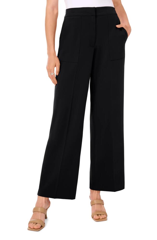 halogen(r) Elastic Back Wide Leg Pants in Rich Black Cover