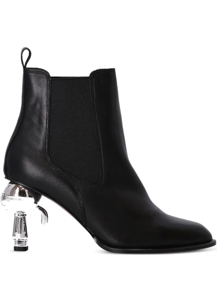 Karl Lagerfeld Ikon-heel Gore ankle boots - Black Cover