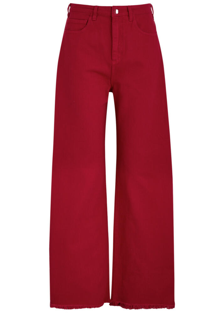 Marques' Almeida Wide-leg Jeans - Red Cover