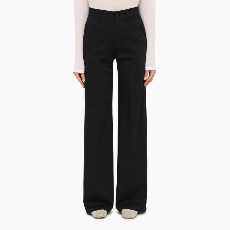 Department 5 Misa blue navy cotton wide trousers Cover