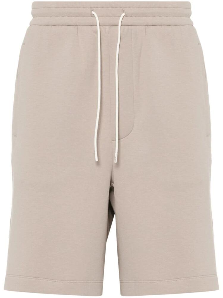 Emporio Armani logo-embroidered shorts - Neutrals Cover