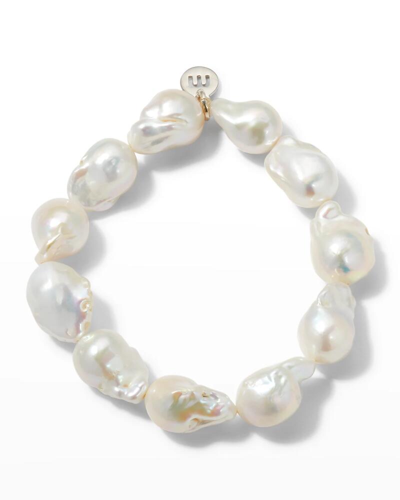 Margo Morrison 5th Avenue Baroque Pearl Stretch Bracelet Cover