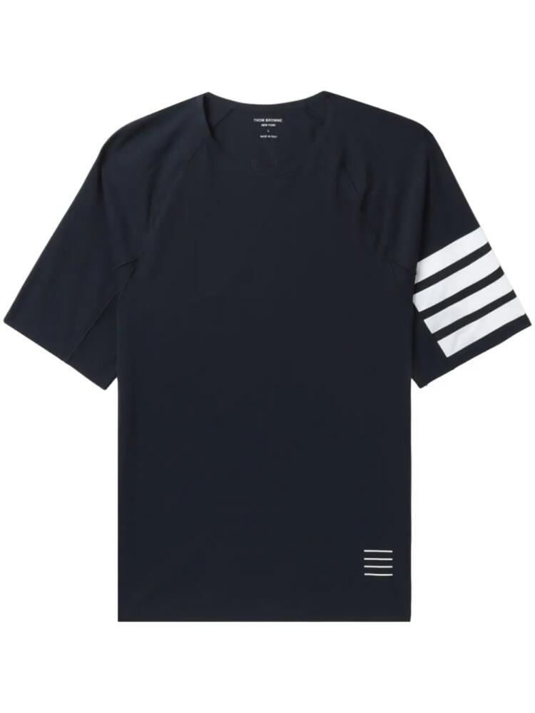 Thom Browne 4-Bar stripe T-shirt - Blue Cover