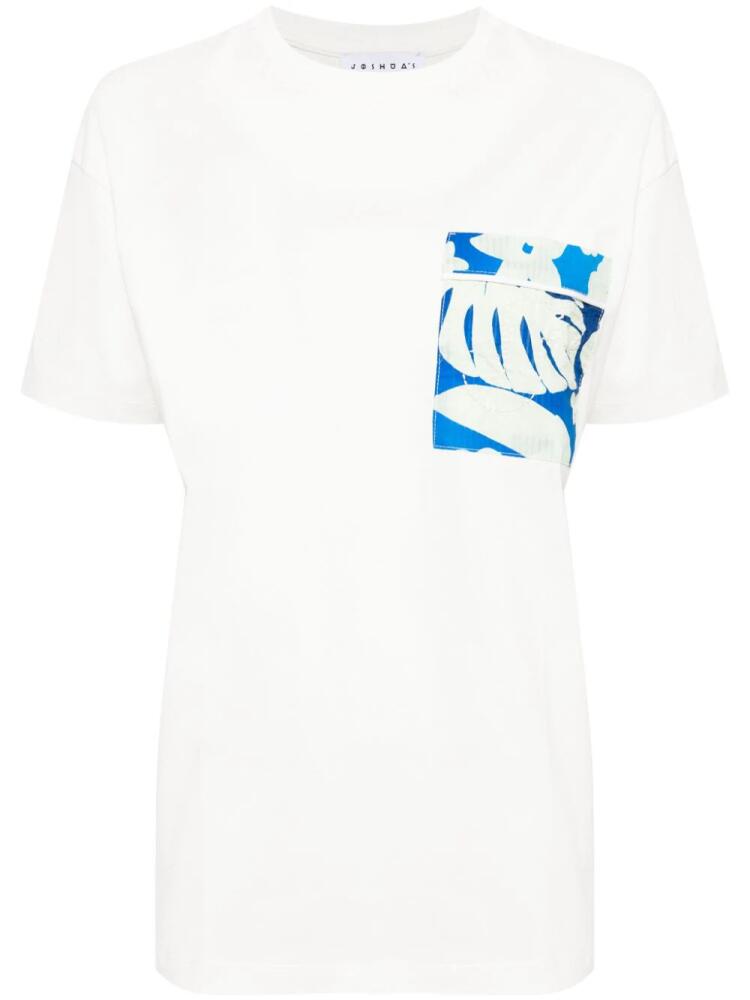 Joshua Sanders Hawaii-print cotton T-shirt - White Cover