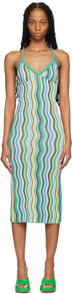 SIMONMILLER Multicolor Comet Midi Dress Cover