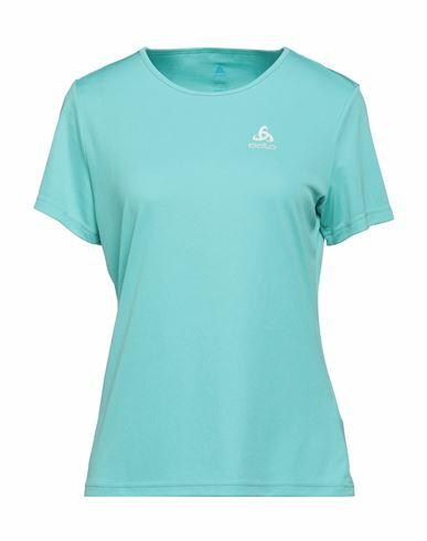 Odlo Woman T-shirt Turquoise Polyester Cover