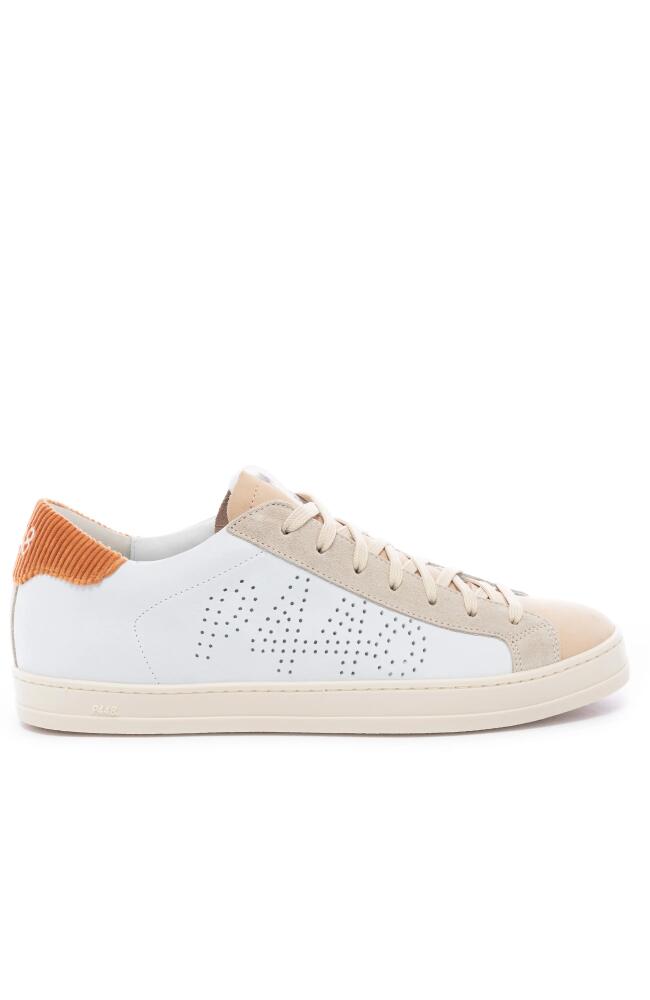 P448 John Sneaker in White Camel Cover