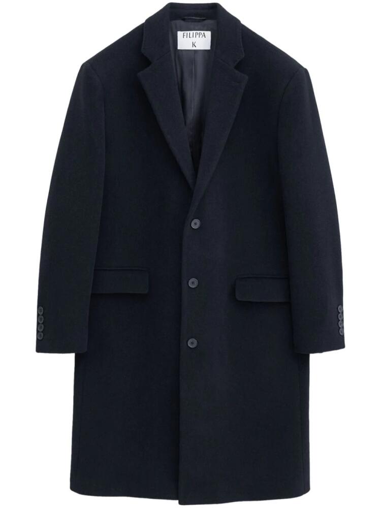 Filippa K single-breasted crombie coat - Black Cover