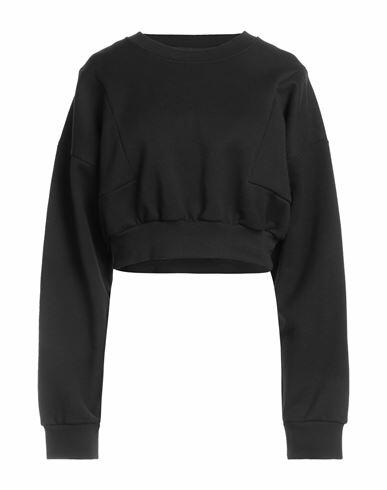 Dsquared2 Woman Sweatshirt Black Cotton, Elastane Cover