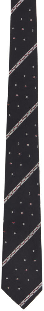 YOHJI YAMAMOTO Black Derby Tie Cover