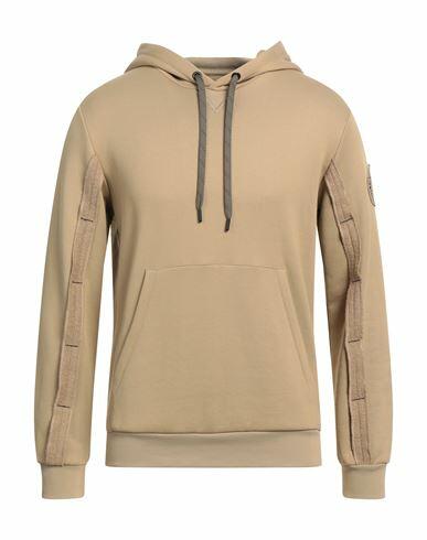 Bikkembergs Man Sweatshirt Sand Polyamide, Cotton Cover